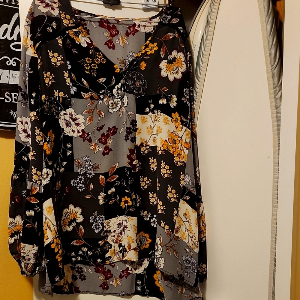 Floral Print Women's Tunic
